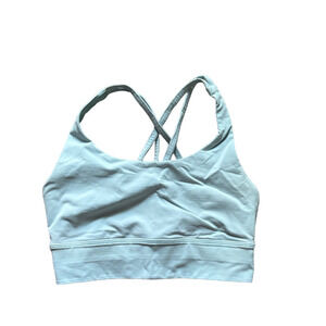 Lululemon Athletica Light Blue Energy longline Bra